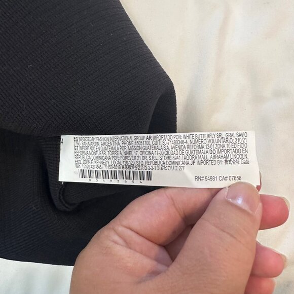 Black Square-Neck Sweater Knit Tank Top 0X - NEW - Picture 10 of 11